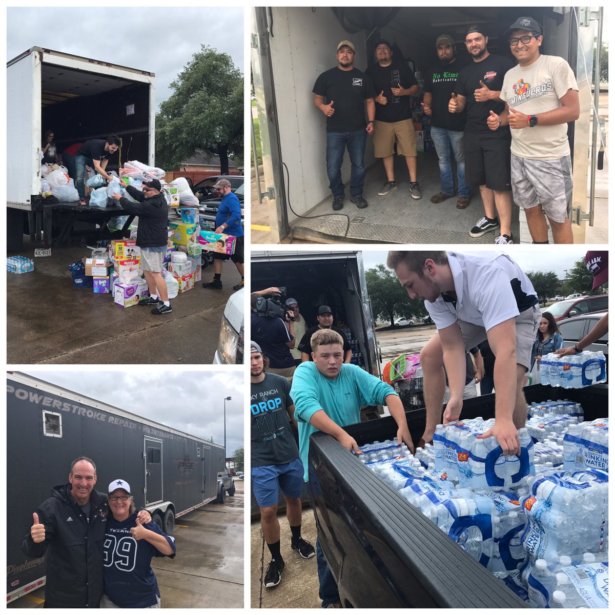 coachgsoccer's tweet photo. Please RT -  @theeagle @WTAW1620 Bryan Broadcasting is now partnering w/us to get both big trucks to needy in Houston; departing 4pm! 👍🏽 https://t.co/e4w2Ww7C8p