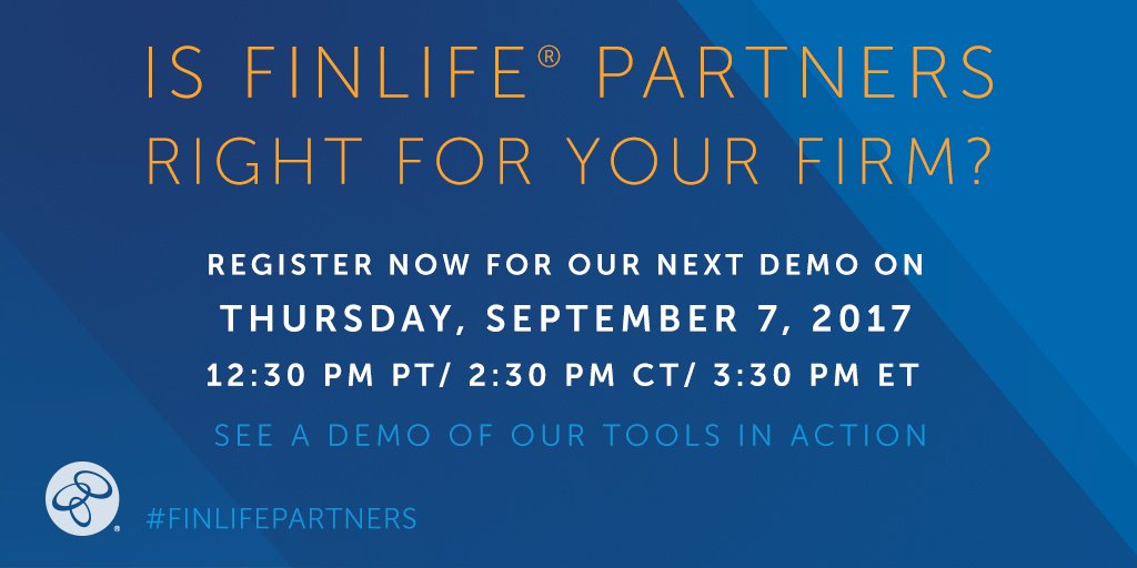 DuranMoney's tweet photo. How could #FinLifePartners empower your firm? Sign up for our next demo on 9/7 to find out. #FinTech  https://t.co/iQecrMvrVC https://t.co/6oSvh9kxro