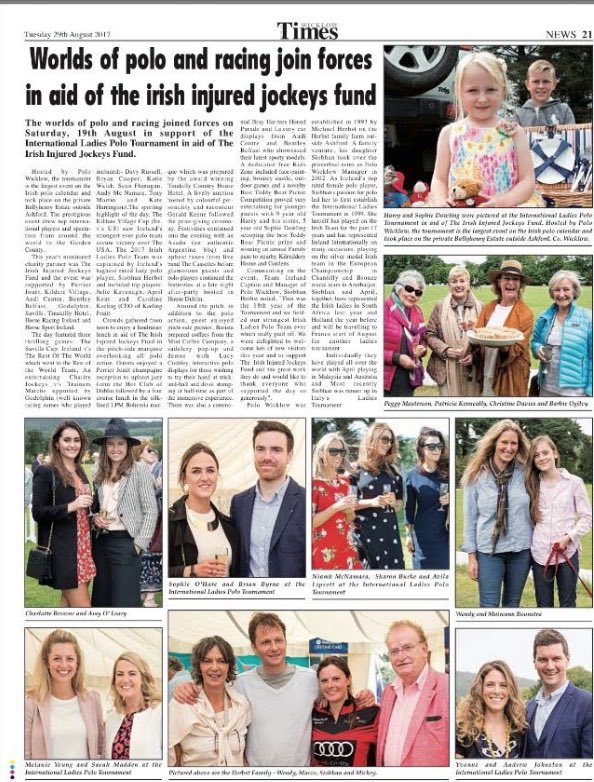 Ladies_polo's tweet photo. Lovely shots &amp; mentions in this week's @WicklowTimes from our Ladies Tournament.. https://t.co/IGZSLC544e