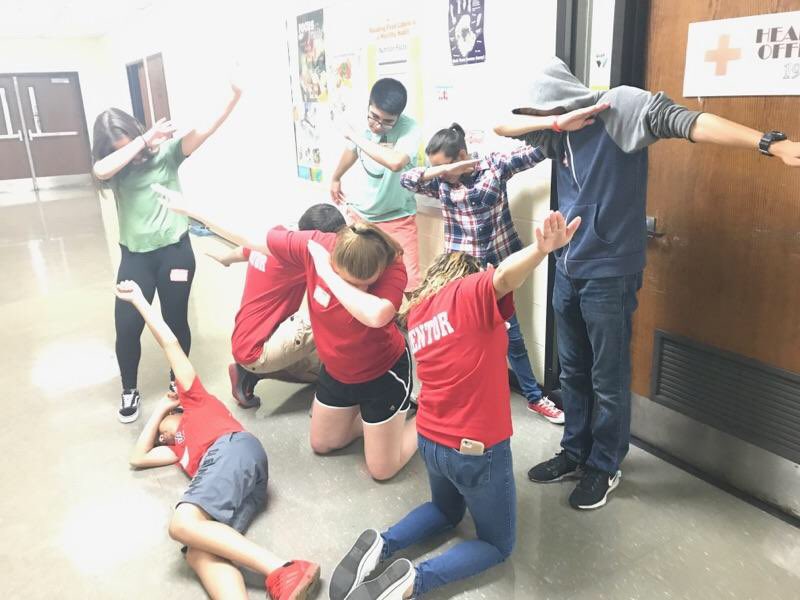 FreshmenMP2021's tweet photo. And the winner of Dunkin Donuts in their homeroom tomorrow is... #367! Congratulations!! 🎉🍩 #FMPScavengerHunt2k17 https://t.co/r6q9vR6BSU