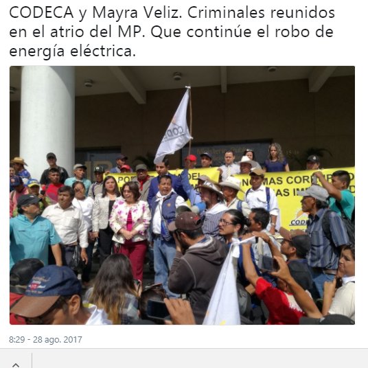 Prof_Cullen_Jr's tweet photo. #FueraCODECA #FueraThelmaAldana y sus 40 ladrones! https://t.co/999cTzrOHD