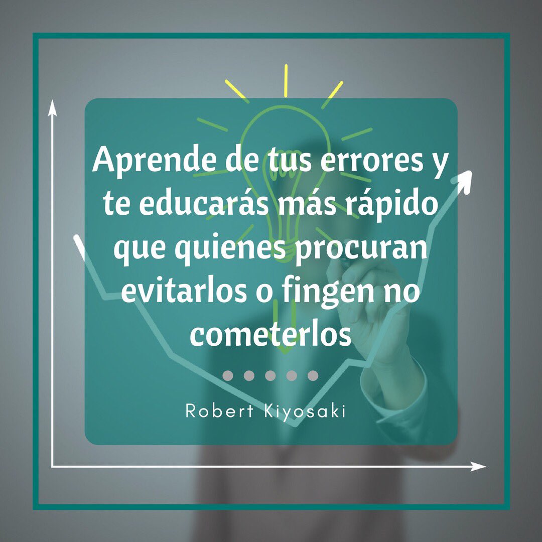 Emprendo_alclic's tweet photo. Aprovecha todas tus equivocaciones para descubrir tus puntos débiles y potenciar aquellos en los que te desenvuelves con mayor facilidad. https://t.co/I2ppqq1OI6