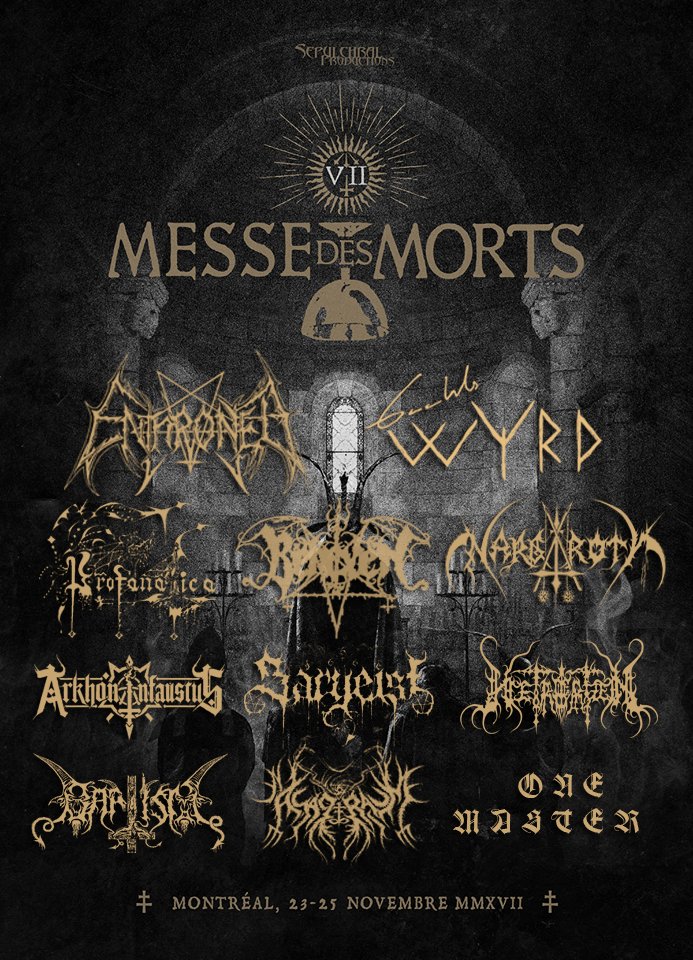 ENTHRONED is back to Canada @ the infamous Messe Des Morts Festival!