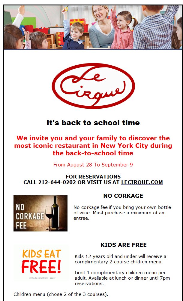 It's back to school. Come and discover Le Cirque with your family! bit.ly/2xrbHWD