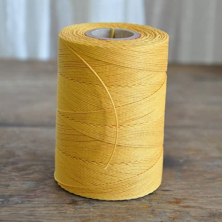 TundraLeather's tweet image. GORGEOUS unwaxed linen thread, available in 25 yd pks, in yellow &amp;amp; whitey brown!
#HamOnt #LinenThread #HandStitchingThread #HandStitching