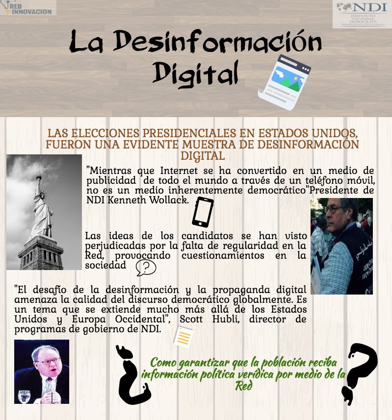 La desinformación dígital en campaña electorales