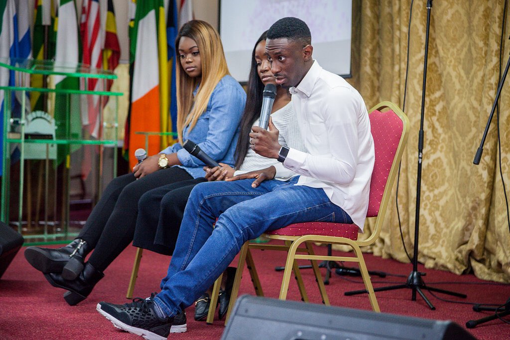 PIHS17's tweet photo. Thank you to our lovely youtubers @KikeAJ__ @sarahdestinyx &amp; @Kobbysays for bringing in people's questions and answering them on a panel! https://t.co/uVwhkJVqVo