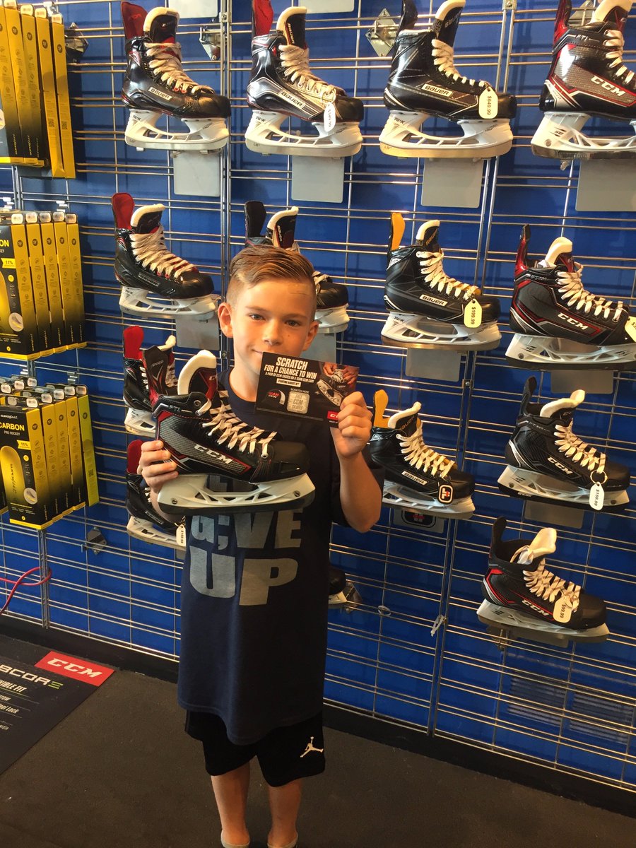 PureHockey's tweet photo. Big congrats to the lucky #TeamCCM contest winner from our Cranberry, PA store! He'll be flying with his new @CCMHockey #JetSpeedFT1 skates! https://t.co/Pg3CH1DceS