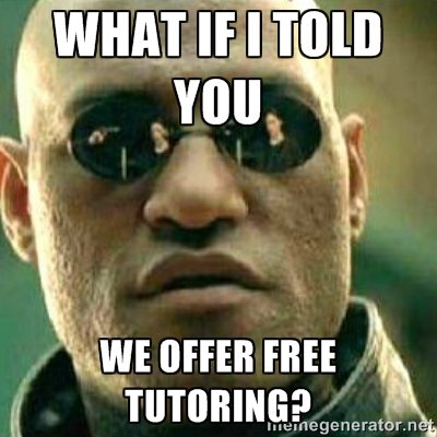 SIUC_Tutoring's tweet photo. Did somebody say free? #FreeStuffIsGoodStuff #SIUCTutoring https://t.co/NP1vV0l0db