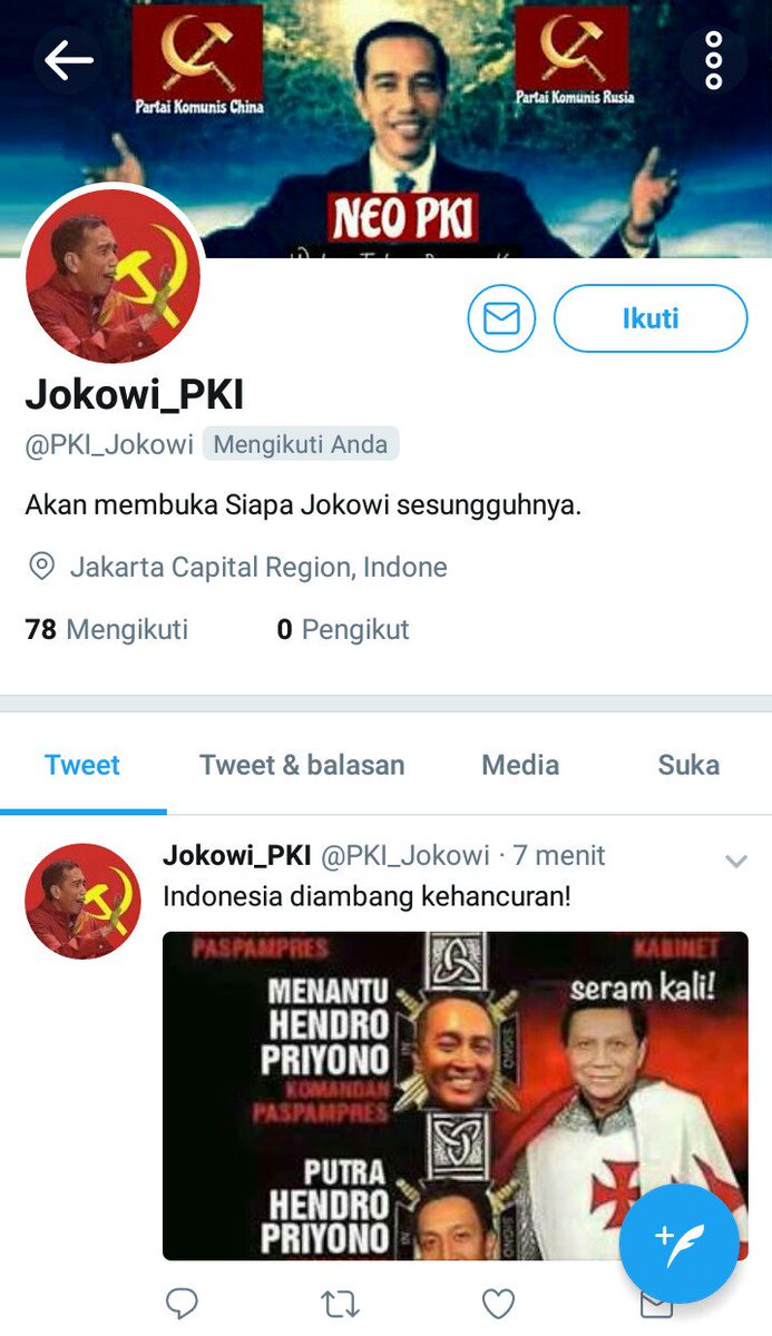 AllisaMilani's tweet photo. Yang kayak begini sangat merusak. Knapa sih ngk segera ditangkap aja, biar aman dan damai @DivHumasPolri @CCICPolri https://t.co/aVhZpYS9Ck