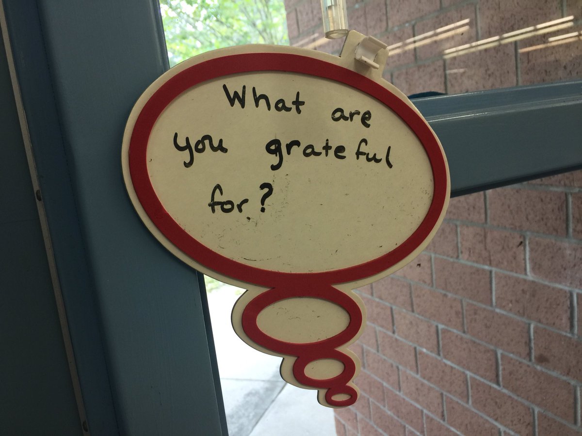 danvkoch's tweet photo. Words of positivity as you exit the @CSMS_Media. Love it! #csmsallin #ccsbinnovates https://t.co/nzhXCDC5Ao
