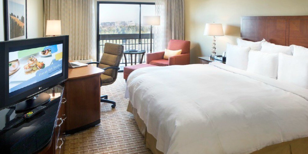 A place to rest your head after a day of business or exploring. #MarriottSantaClara.