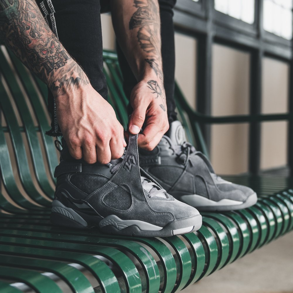 cool grey 8 on feet