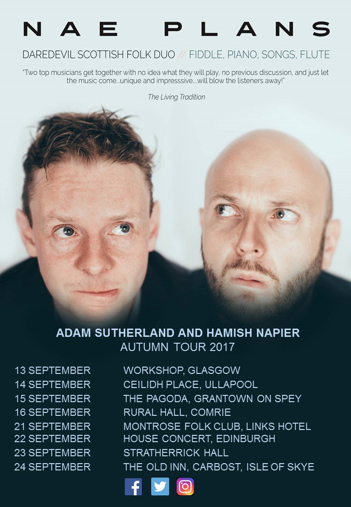 Looking forward to getting out on the road for our Autumn 2017 tour! Hope to see you along the way 😊