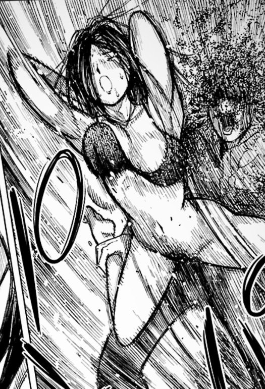 峰三 オキテネムル4巻よりモブのお姉さんです 激しくエッチしていたところ 何やかんやがあって串刺しにされてしまいました 死に方が惨めで興奮しますね