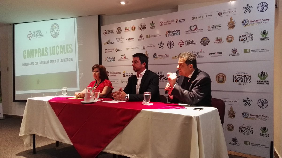 CCBucaramanga's tweet photo. En #RuedaDePrensa hacemos lanzamiento de la rueda de negocios "Compras Locales", que realizará el programa #CompraRural. https://t.co/zbqCEmgkpK
