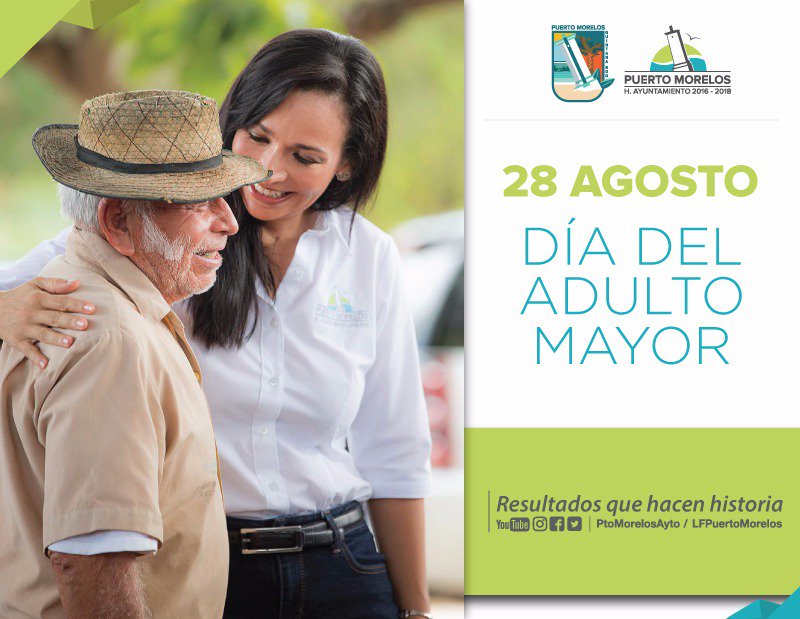 A través de sus historias nos transmiten experiencias y conocimiento. ¡Feliz día a los adultos mayores de Puerto Morelos!
#DíaDelAdultoMayor