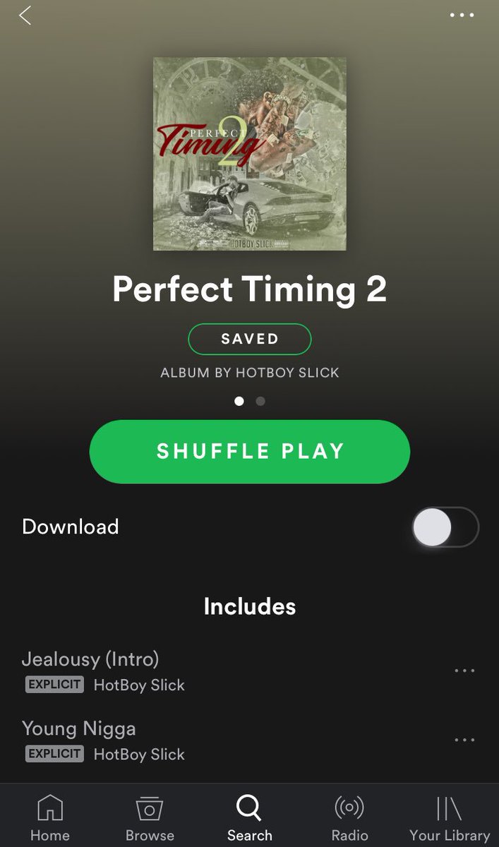 HotBoySlick_'s tweet photo. Download My New Album #PerfectTiming2 NOW 💽✨✅ On @AppleMusic @TIDALHiFi @Spotify 🔥🔥💯💯 https://t.co/h0mxZ4xD5d
