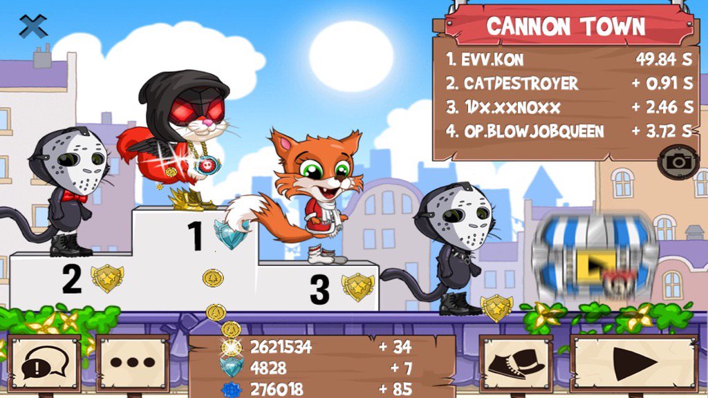 Kon_Azhar's tweet photo. Get on my level, son! #funrun2 #catdestroyer #xxnoxx #blowjobqueen https://t.co/xSVawGfEhB