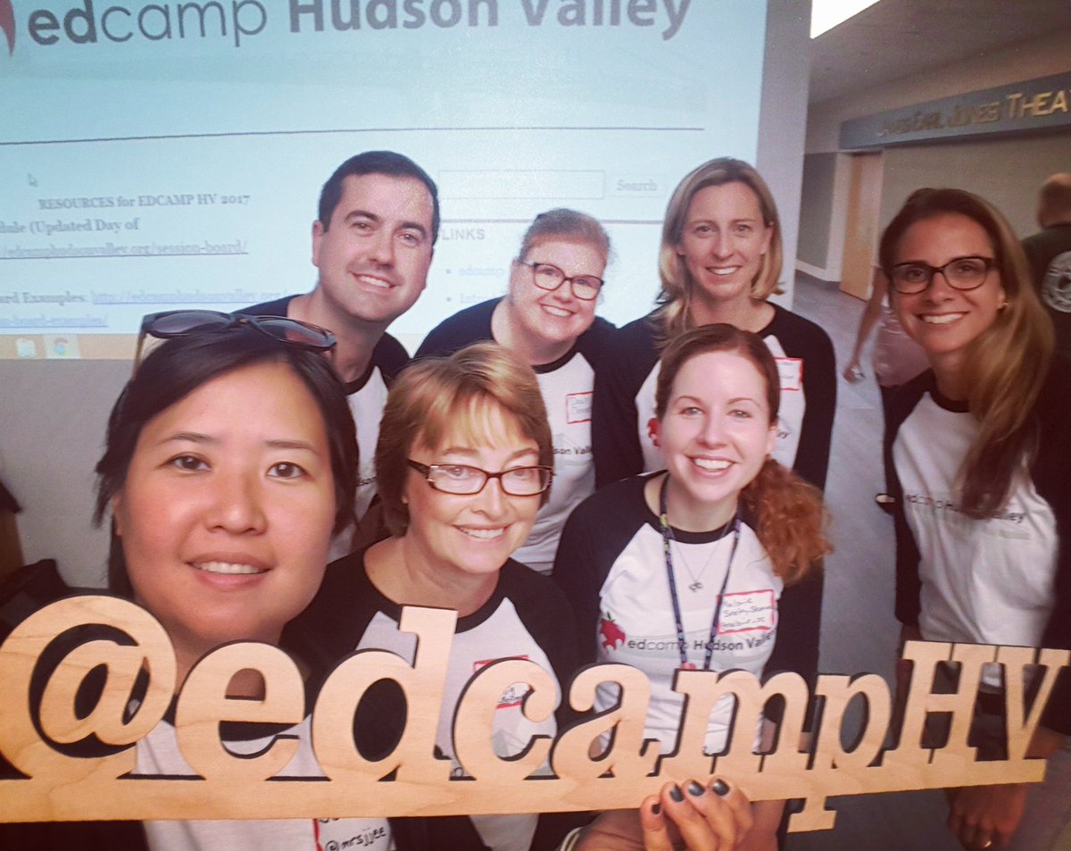 A huge thank you from all the organizers to the incredible educators that came to #edcampHV today! Have an awesome school year!!!