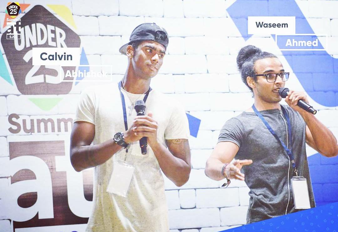 WestBlockBlues's tweet photo. @Waseem_Ahmed11 urging the audience, "Be a  #WestBlockBlue. Mikiddella aamele". https://t.co/pFlGjJK8Ru