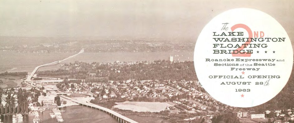 wsdot_520's tweet photo. #OnThisDay the old 520 bridge opened! 54 years later, we opened new WB lanes connecting the floating 🌉to Montlake! https://t.co/7omqvzuqGj https://t.co/S6kuME9gKj
