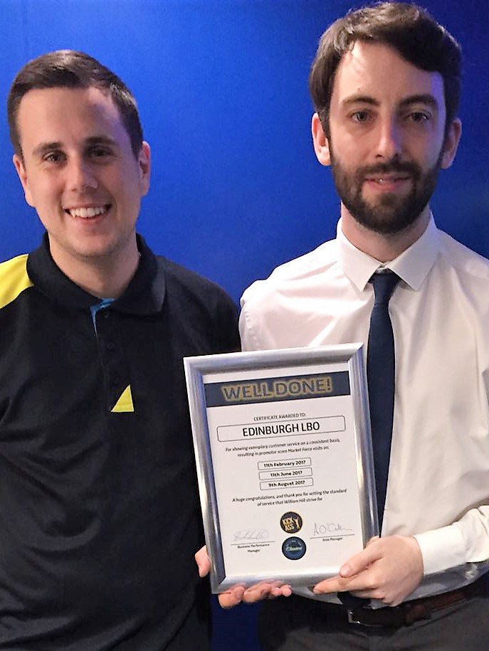 Congratulations to Edinburgh, Cooks Road, Moor Lane and Abba LBO for hat tricks of perfect Market Force visits in 2017! <a href="/WHRegion6/">Region 6</a>