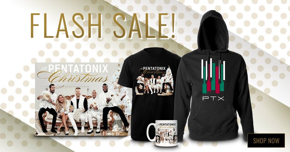 PTXofficial's tweet photo. Save up to 30-40% on PTX Christmas merch... TODAY ONLY! Music excluded. Offer expires at midnight. https://t.co/T7NursdiiD #WEEKofPTXMAS https://t.co/hN0Mdu6zae