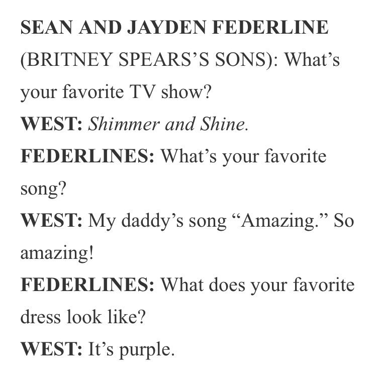 RapDirect_'s tweet image. In her first interview, North West said Kanye's "Amazing" is her favorite song