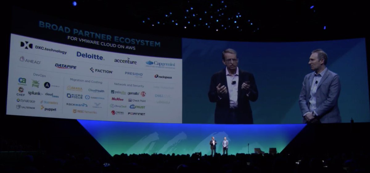 <a href="/Datapipe/">Datapipe</a> <a href="/VMworld/">VMworld</a> glad to be a launch partner for <a href="/vmwarecloudaws/">VMware Cloud on AWS</a> <a href="/awscloud/">Amazon Web Services</a> <a href="/VMware_Partners/">VMware Partner Connect</a> <a href="/ajassy/">Andy Jassy</a> and <a href="/PGelsinger/">Pat Gelsinger</a> announcing today