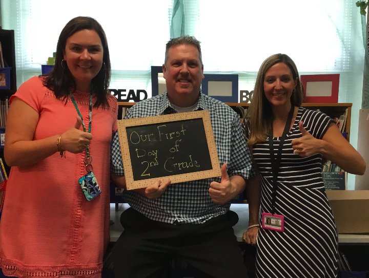 UpperMerionSD's tweet photo. The second grade team at Roberts Elementary is ready! #umasdfirstday https://t.co/g2q1VgLFZ7