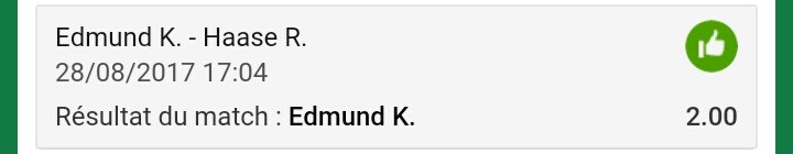 Ultraa_PRONOS's tweet photo. #USOpen 

Edmund 2(1%) ✅✅✅

5 RT/❤ pour le prochain bet 🔥

Je compte sur vous 😎

#TeamParieur #ParionsSport https://t.co/Wj6xlO8FR5