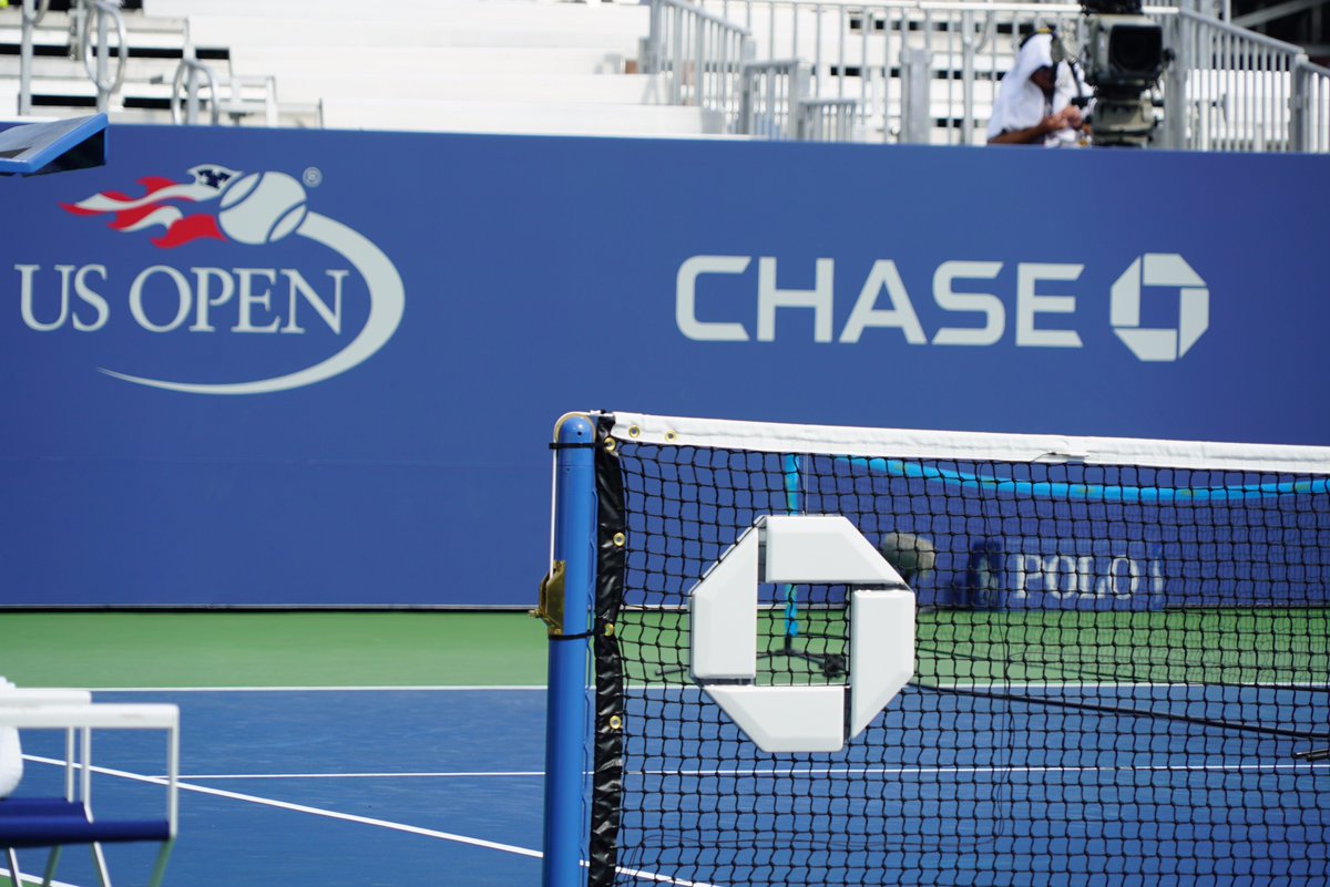 Chase's tweet photo. We're at opening day of the #USOpen! How will you #MasterTheOpen? https://t.co/sX6D3NQyOA https://t.co/JFuiyuRQyG