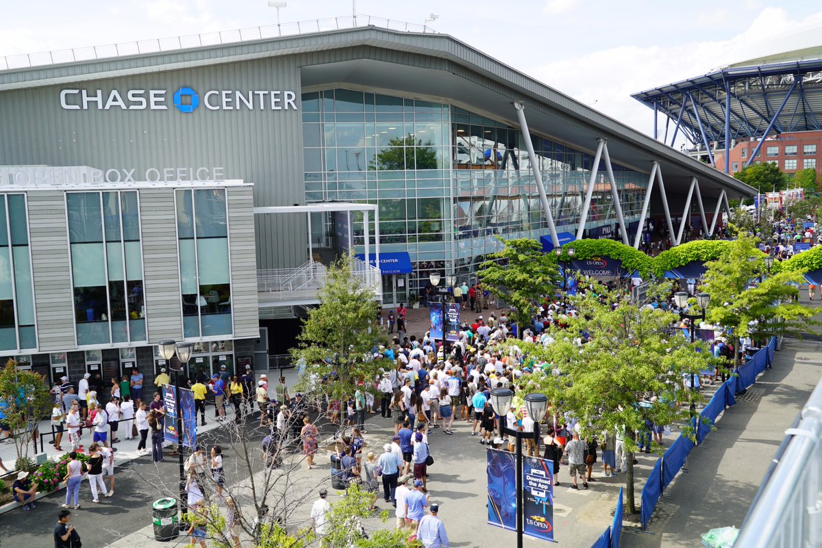 Chase's tweet photo. We're at opening day of the #USOpen! How will you #MasterTheOpen? https://t.co/sX6D3NQyOA https://t.co/JFuiyuRQyG