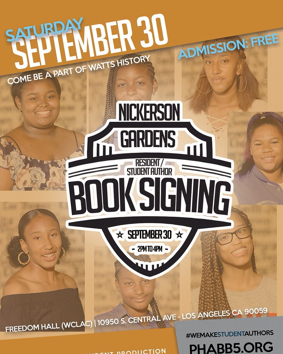TheRealCJMiller's tweet photo. On September  30th help us celebrate these amazing student authors. RT https://t.co/IukXoN5fZB
