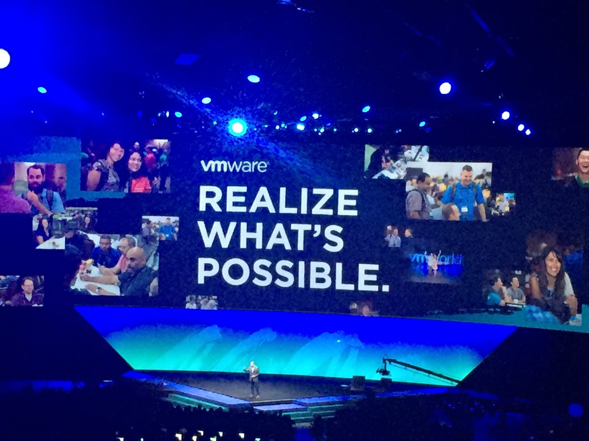 thebraco's tweet photo. 200+ customer presenters here to help #VMworld17 20,000+ attendees realize what's possible. #DellEMC https://t.co/H0GndG0VO6
