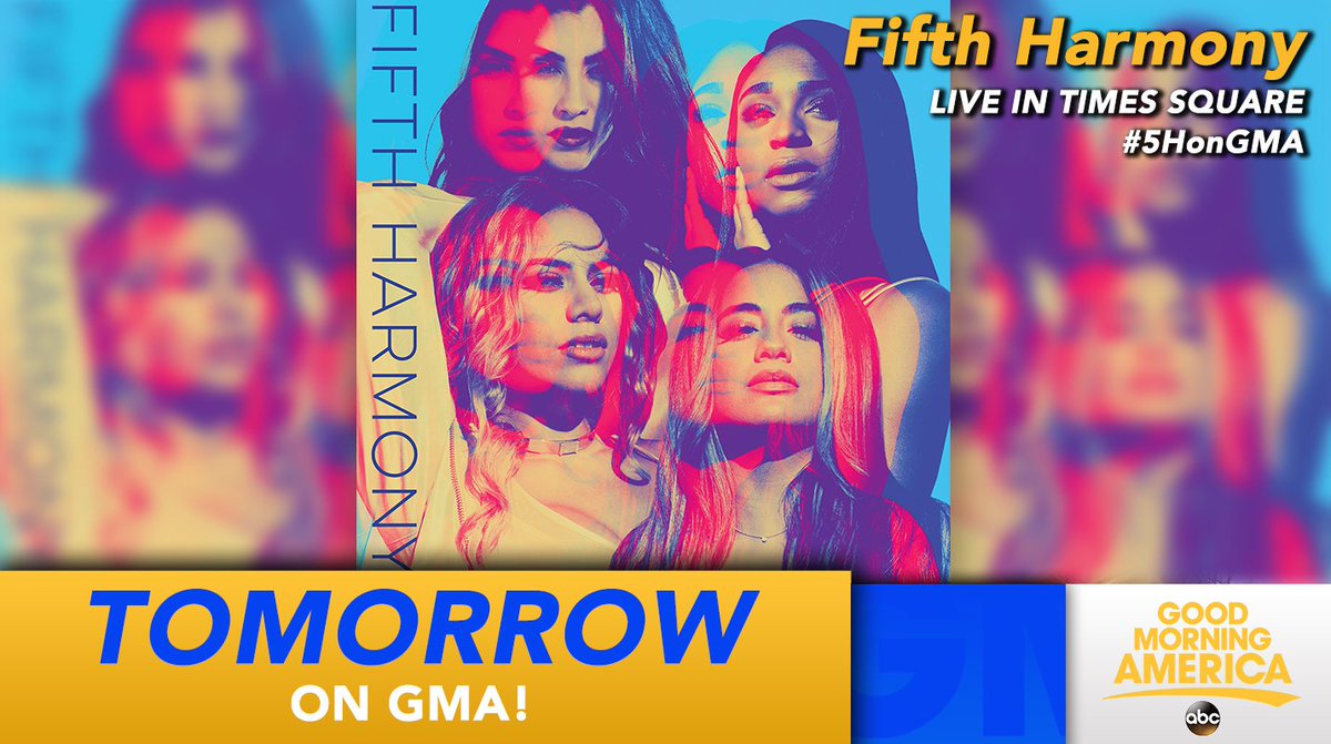 TOMORROW: <a href="/FifthHarmony/">Fifth Harmony</a> performs LIVE!
<a href="/LaurenJauregui/">Lauren Jauregui</a>.
@NormaniKordei.
@dinahjane97.
<a href="/AllyBrooke/">Ally Brooke Bracey</a>.
<a href="/FifthHarmony/">Fifth Harmony</a>.

#FifthHarmony #5HonGMA
