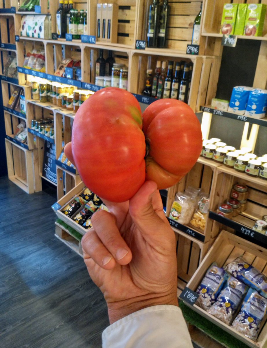 Neveraverde's tweet photo. #TomateDoble!! 2x1, los productos #ecológicos nos suelen sorprender con formas no convencionales. 🍅🍅🍅🍅 #Neveraverde 
https://t.co/o1PfYVOLFL https://t.co/dst1abnMWh