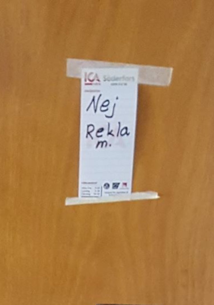 Lapparn's tweet photo. Nej
Rekla
M https://t.co/LiT45qyHgs