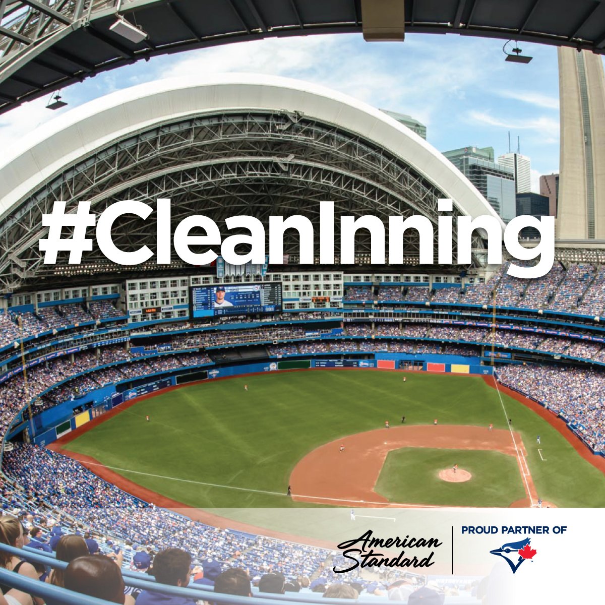 amstandardca's tweet photo. Any time a @BlueJays pitcher goes 3 up, 3 down, it's an American Standard #CleanInning! https://t.co/qjnGlpcv5J