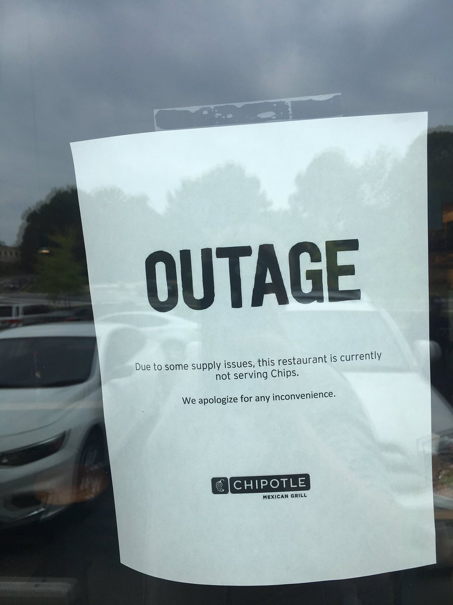kyle_behnke's tweet photo. @ChipotleTweets the last 2 times you have been out of items I wanted to eat. Why keep coming back if you're always out of food? https://t.co/MUK71p9acI