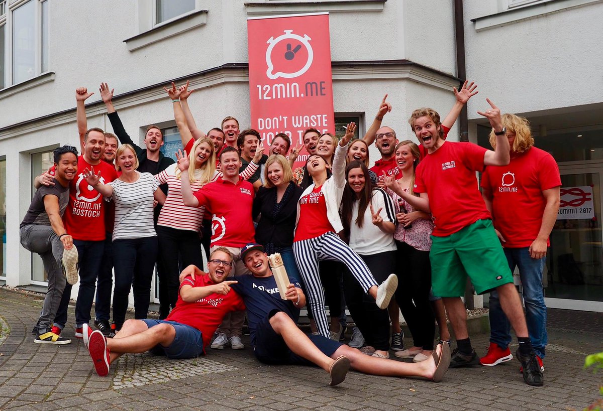 12min.me Rockstars bei unserem spitzen Teammeeting am Wochenende in #Rostock. Es geht mit Vollgas weiter 🚀