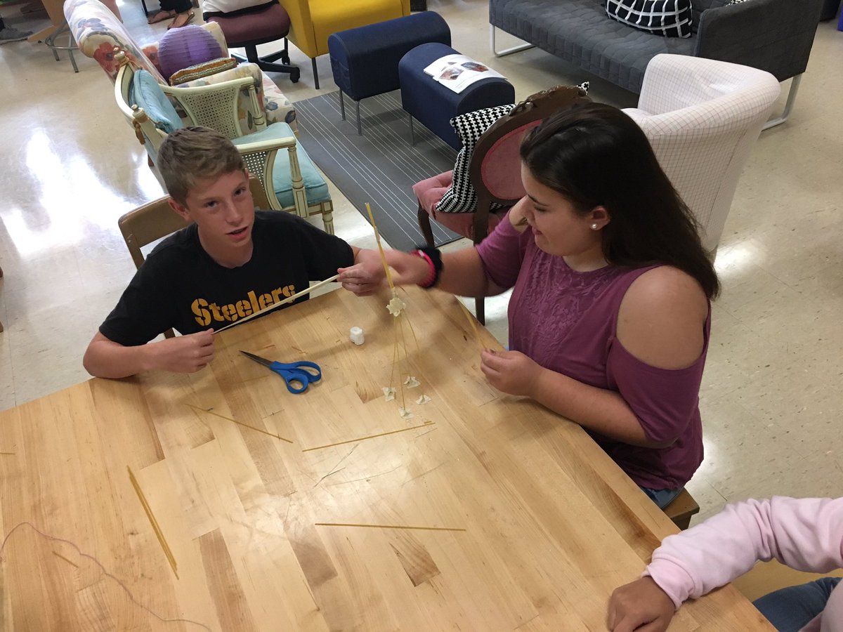 SWFineArtStudio's tweet photo. #marshmellowchallenge @ArtStudio506 #failforward https://t.co/HWiCTg7lLj