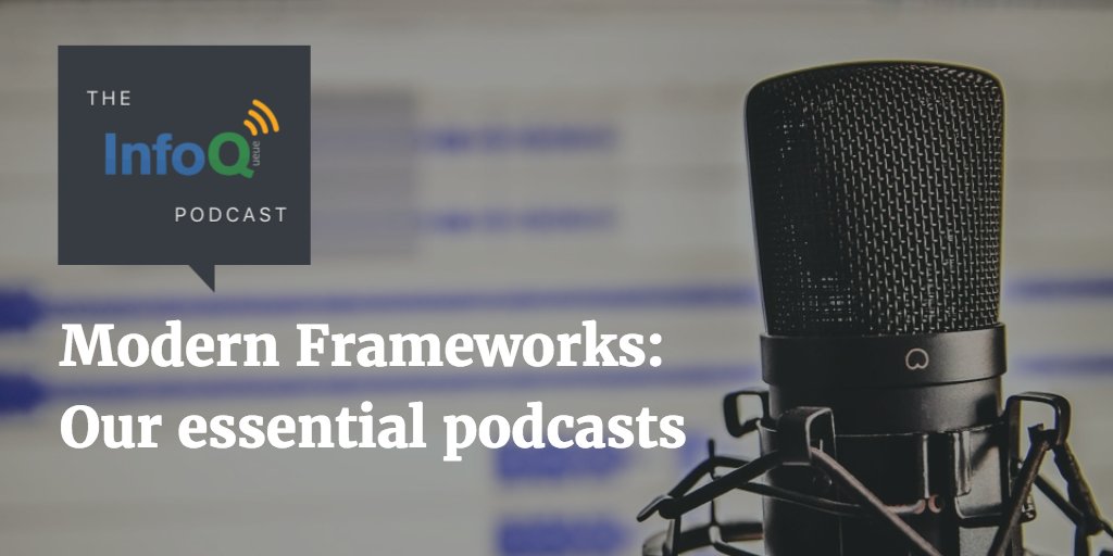 InfoQ's tweet photo. Have you heard our new #podcast playlist on #modernframeworks? Hear all 3 podcasts on SoundCloud 
https://t.co/7VoU188u8h https://t.co/sOlHlRcf29