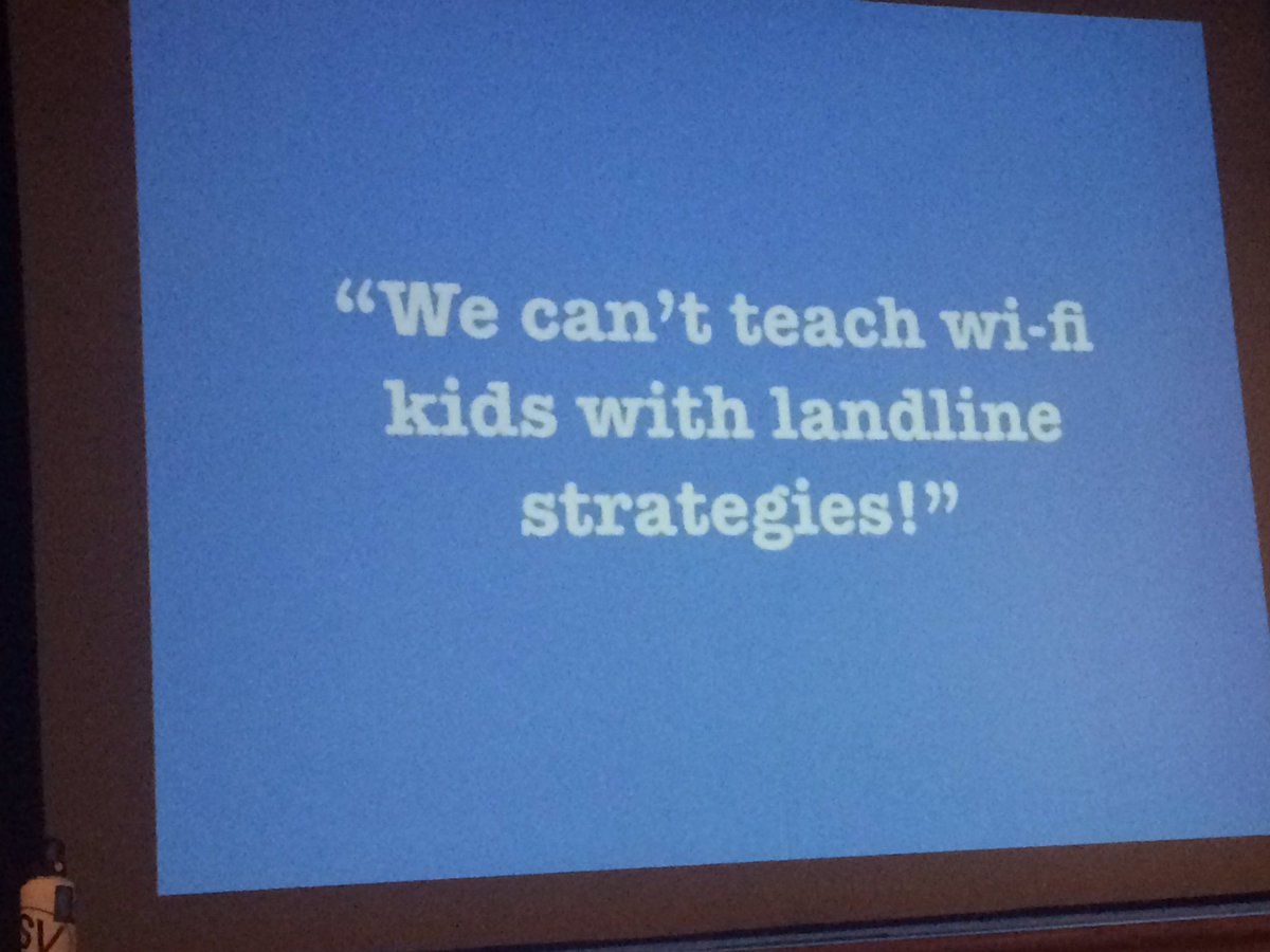 millardamy2's tweet photo. "Kids don't need you to show them, they need you to allow them!" @awelcome #kidsdesereveit https://t.co/rOA2fcOS6F