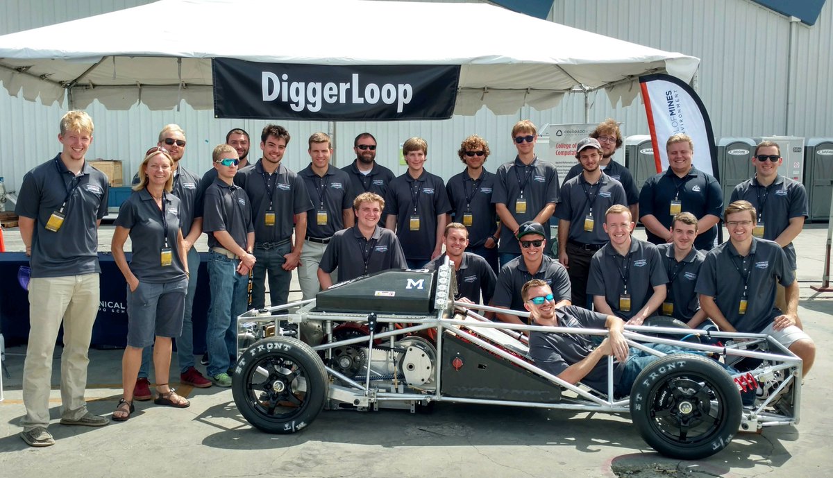ILoveBlaster's tweet image. So proud of @coschoolofmines #DiggerLoop team! Coming home today from @SpaceX. Can't wait to see their @Hyperloop pod. #HelluvaEngineers!
