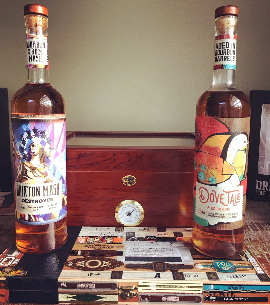 djeli's tweet photo. Congrats to my dude @jonathandrew1 on his new venture @johndrewbrands I had to grab a #dovetailrum & #brixtonmashdestroyer #DestroyToRebuild https://t.co/K62J7xyHcj