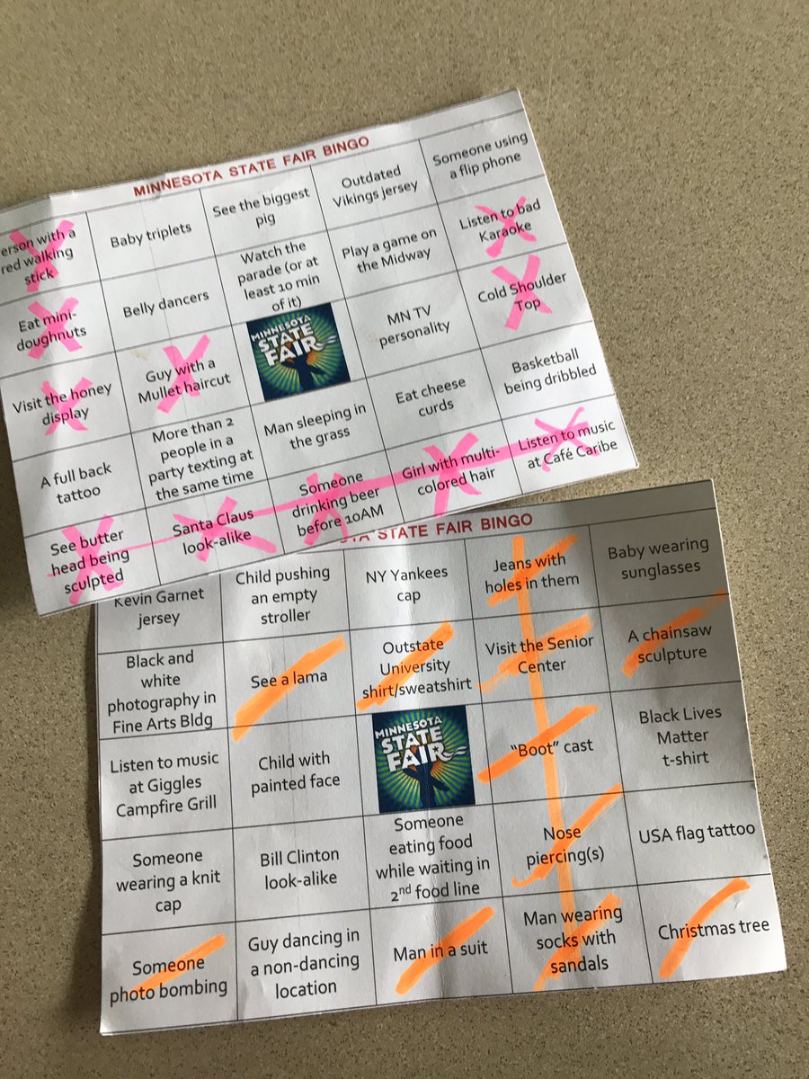boliviafang's tweet photo. Everybody wins at #StateFairBingo ! #MNstatefair https://t.co/UQPI4IjfWo