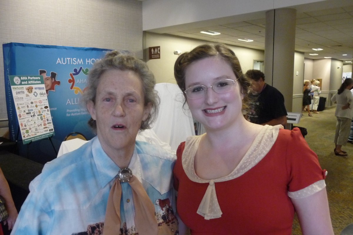 GenerousAlix's tweet photo. Temple & I were both keynote speakers & panelists this past weekend at the World Autism Conference. It was good to see her again. #USAAA https://t.co/dlJakaX3rP