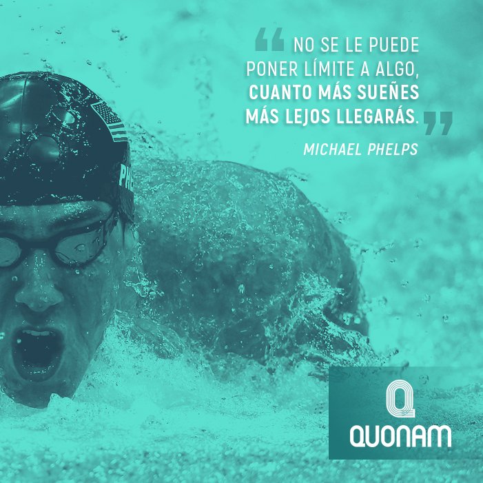 BuenaSemana!
"No se le puede poner límite a algo, cuanto más sueñes más lejos llegarás."#MichaelPhelps
#Natación #Motivación #Training #Swim